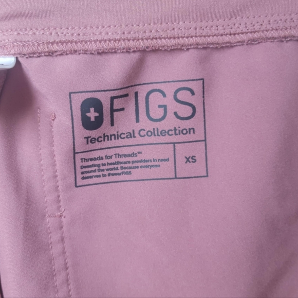 FIGS Pink Technical Collection Jogger Comfortable Scrubs Size XS - Picture 4 of 9